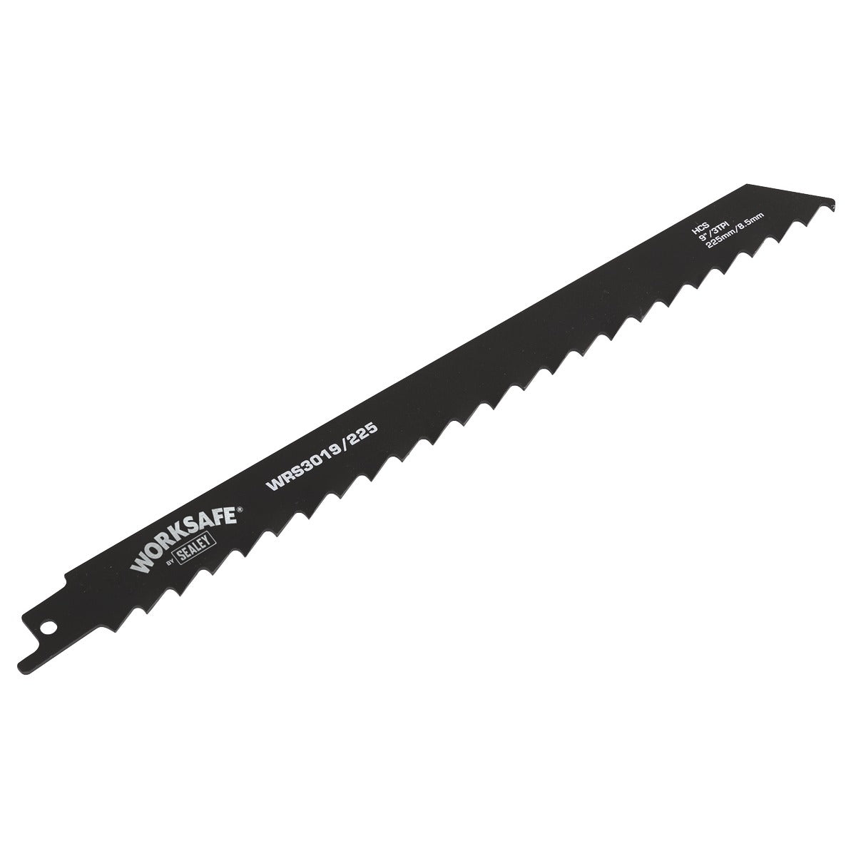 Sealey Reciprocating Saw Blade for Wood 225mm 3tpi - Pack of 5 WRS3019/225