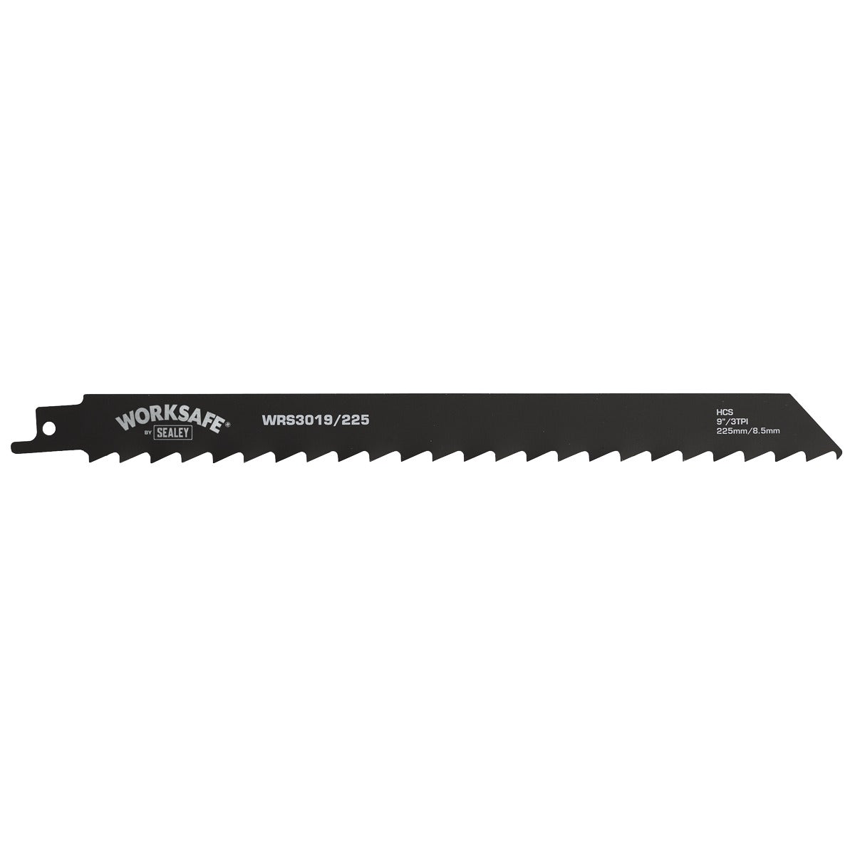 Sealey Reciprocating Saw Blade for Wood 225mm 3tpi - Pack of 5 WRS3019/225