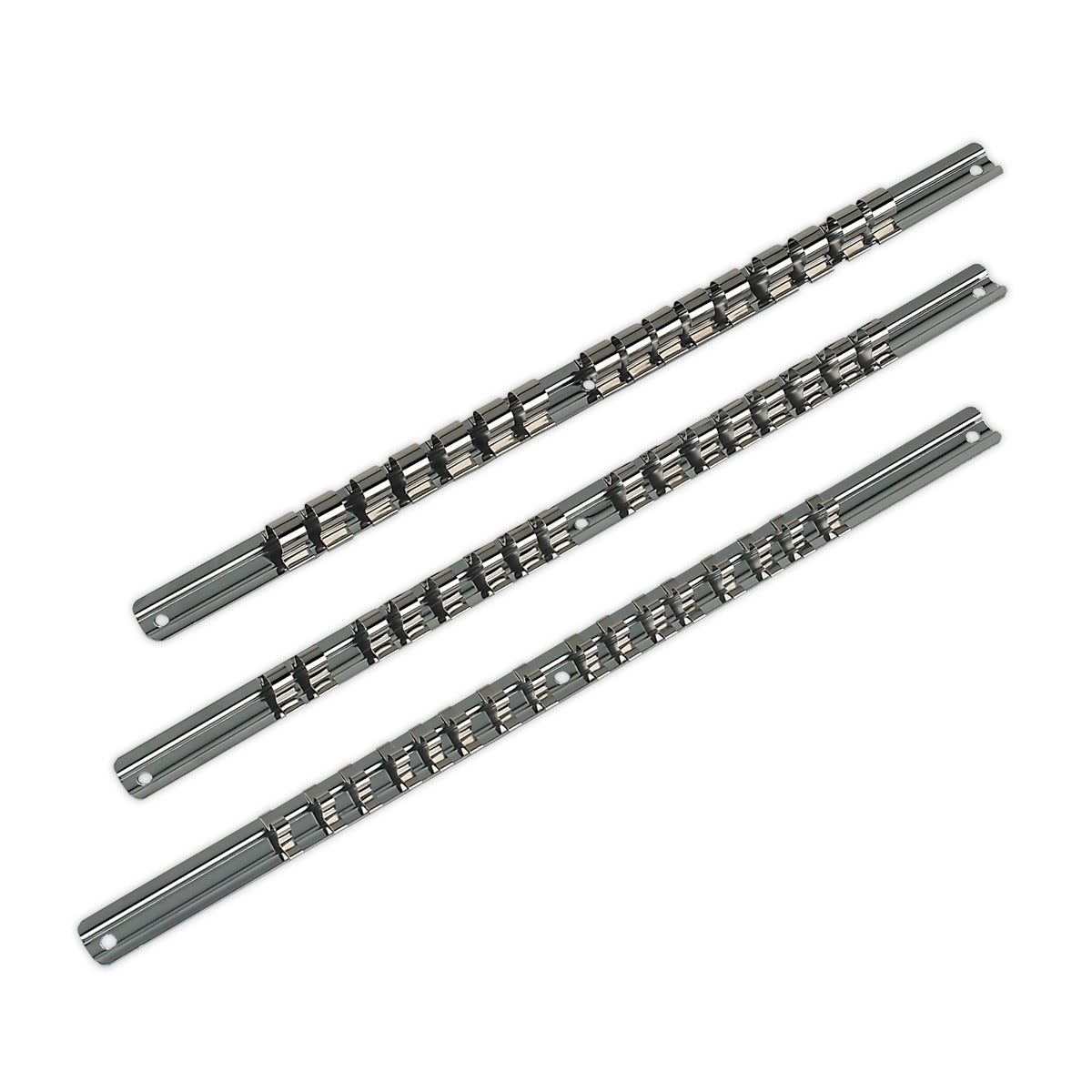 Premier Socket Retaining Rail Set 1/4", 3/8" & 1/2"Sq Drive 3pc AK270