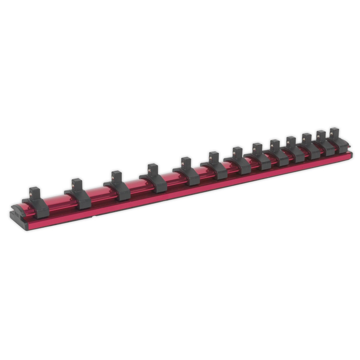 Premier Magnetic Socket Retaining Rail with 13 Clips 1/4"Sq Drive AK27082