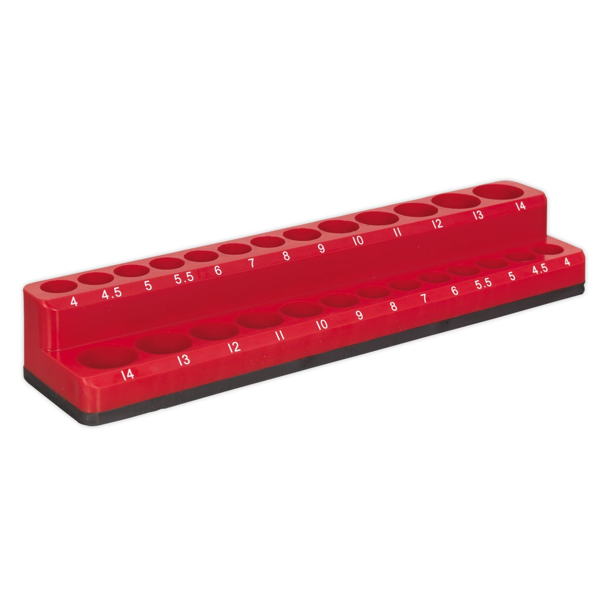 Premier Magnetic Socket Holder 1/4"Sq Drive Capacity 26 Sockets AK27085