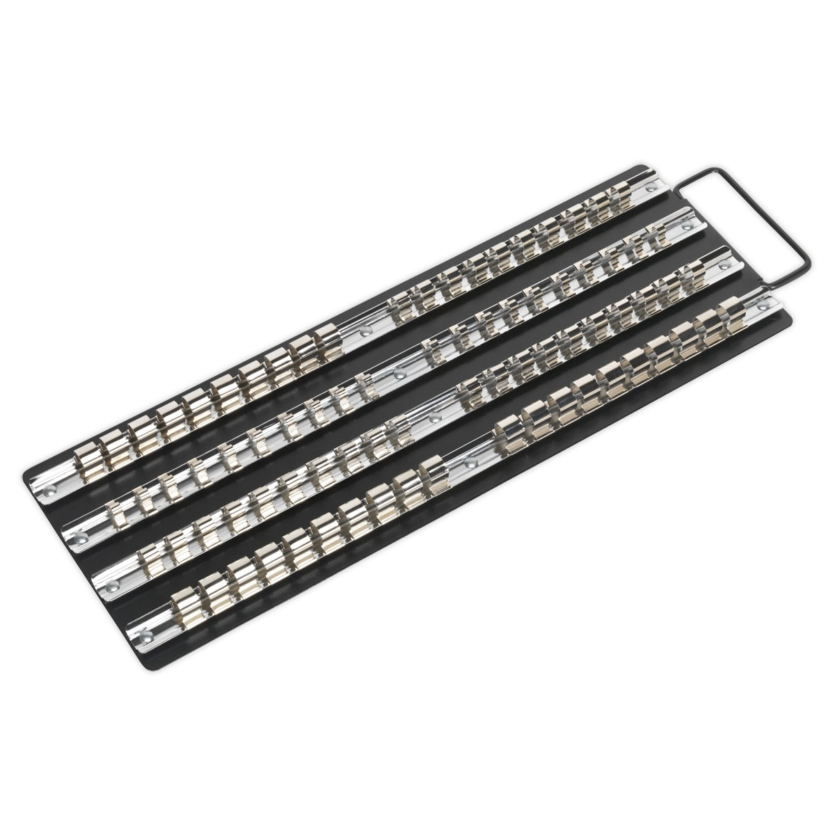 Premier Socket Rail Tray 1/4", 3/8" & 1/2"Sq Drive - Black AK271B