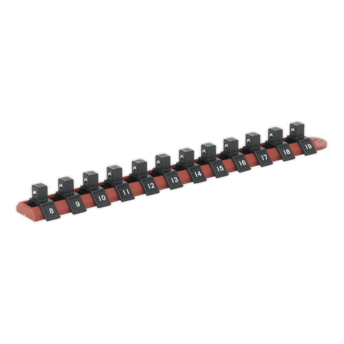 Premier Socket Retaining Rail with 12 Clips 3/8"Sq Drive AK3812