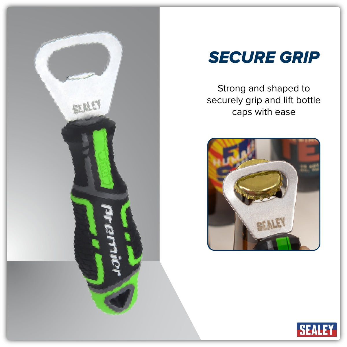 Premier GripMAX Bottle Opener - Hi-Vis Green AK4368HV