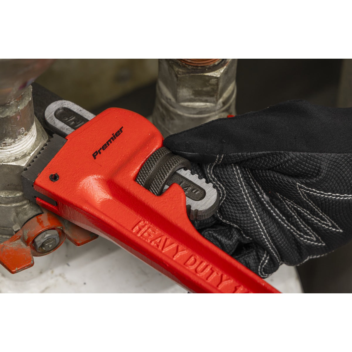 Premier Cast Steel Pipe Wrench European Pattern 350mm AK5104