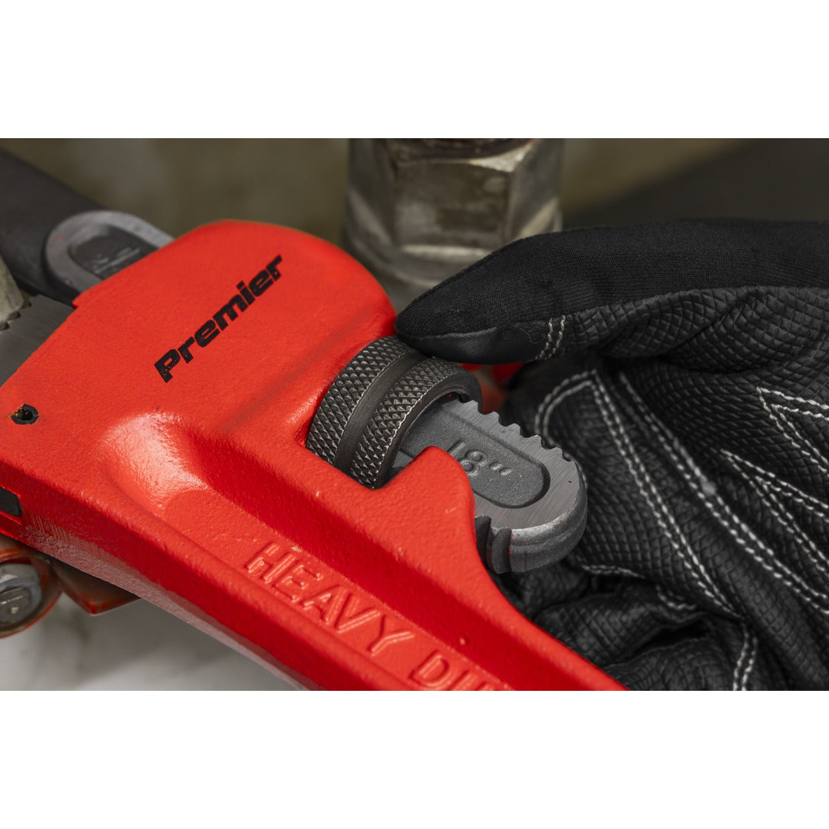 Premier Cast Steel Pipe Wrench European Pattern 450mm AK5105