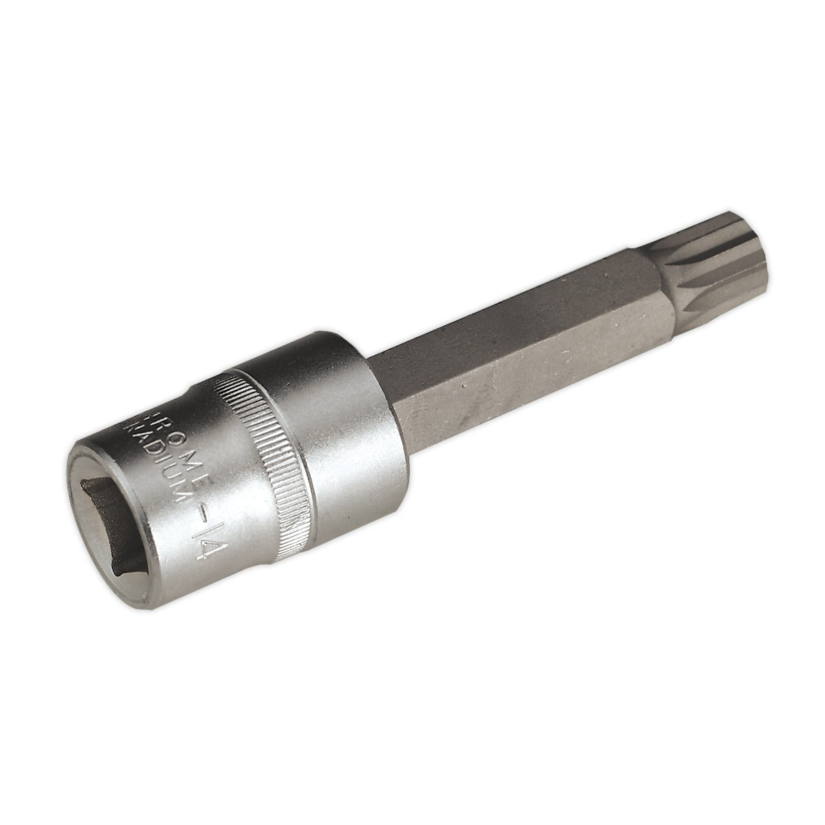 Premier Spline Socket Bit 1/2"Sq Drive M14 x 100mm AK5531