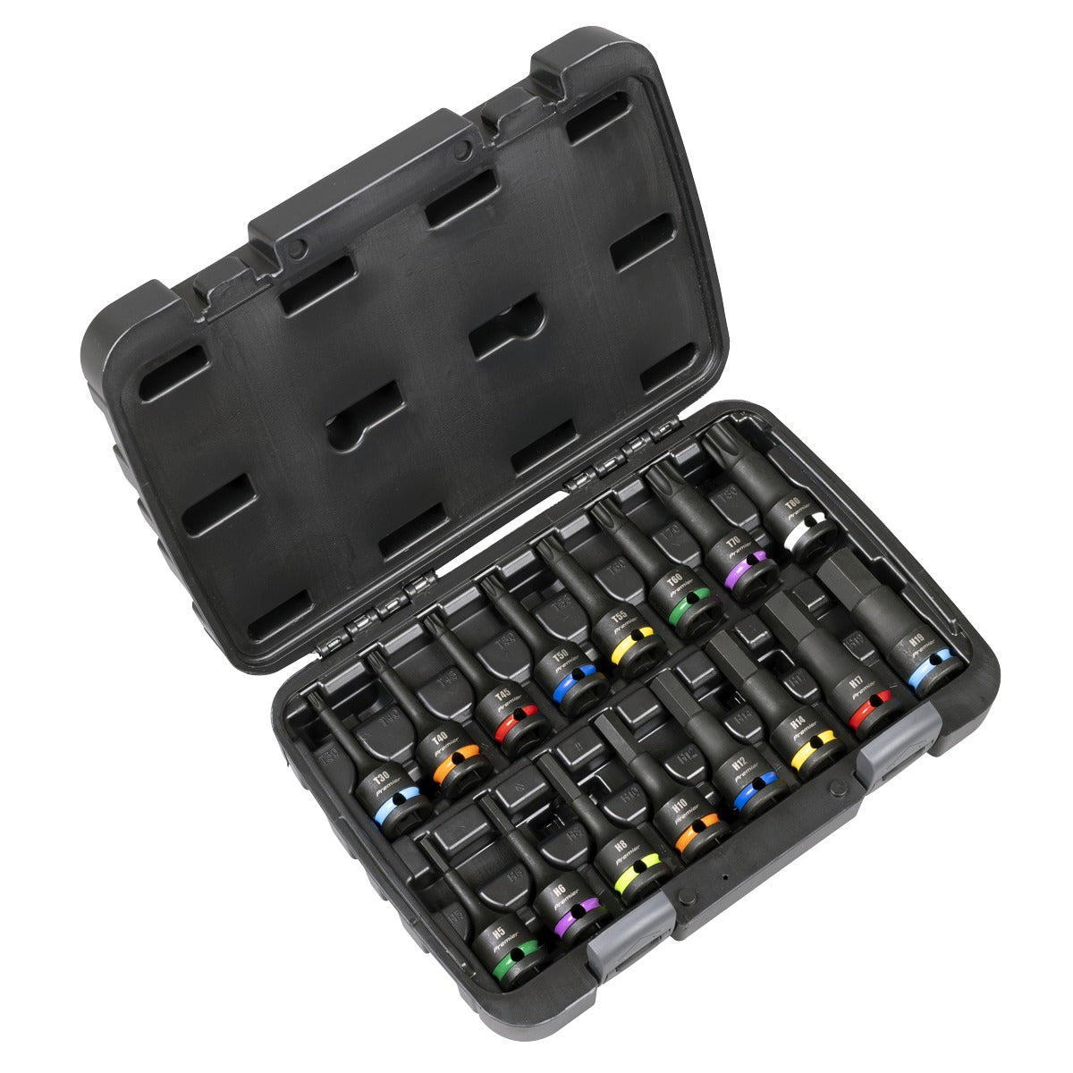 Premier Hex & TRX-Star Impact Socket Bit Set 1/2"Sq Drive 16pc AK56005