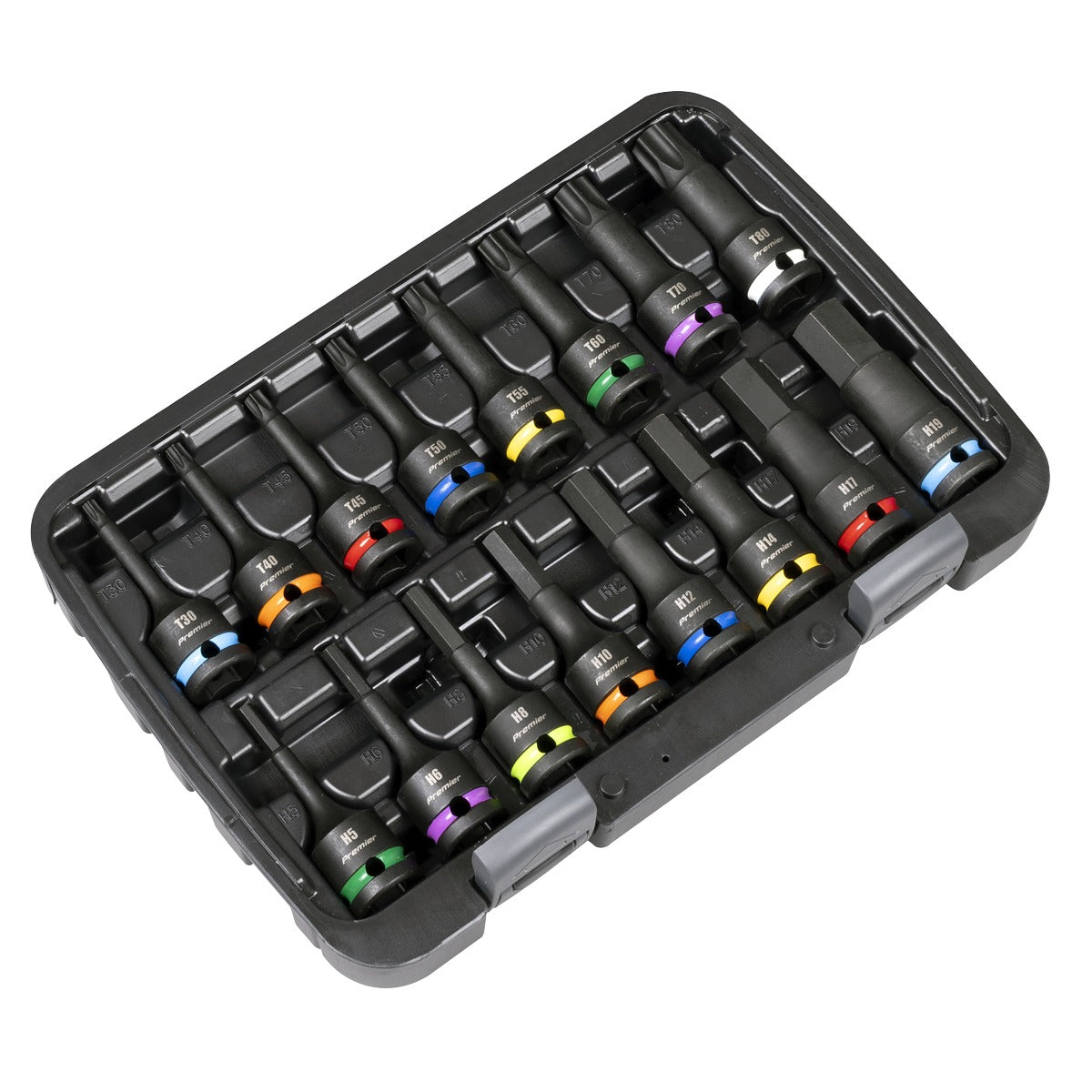 Premier Hex & TRX-Star Impact Socket Bit Set 1/2"Sq Drive 16pc AK56005