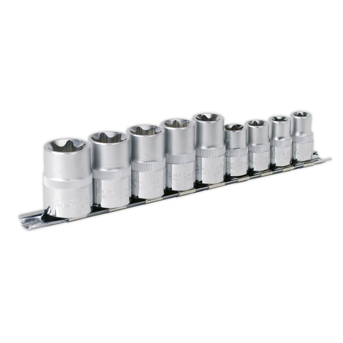 Premier TRX-Star Socket Set 3/8" & 1/2"Sq Drive E10-E14 & E16-E24 9pc AK617