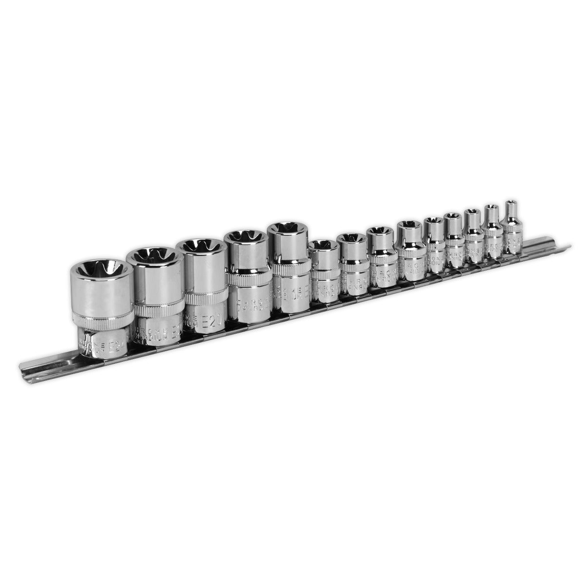 Premier TRX-Star Socket Set 1/4", 3/8" & 1/2"Sq Drive E4-E24 14pc AK618