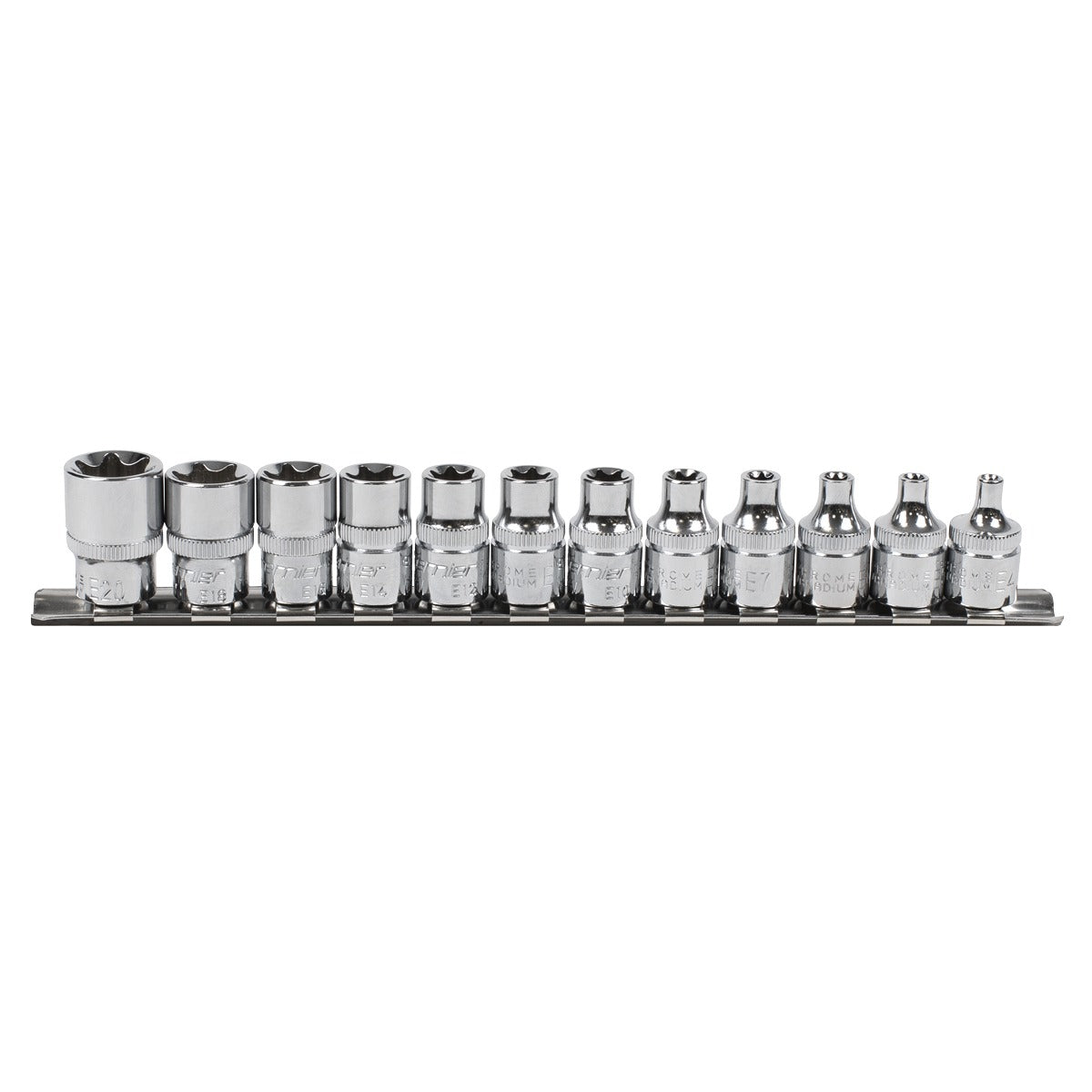 Premier TRX-Star Socket Set 3/8"Sq Drive E4-E20 12pc AK61806