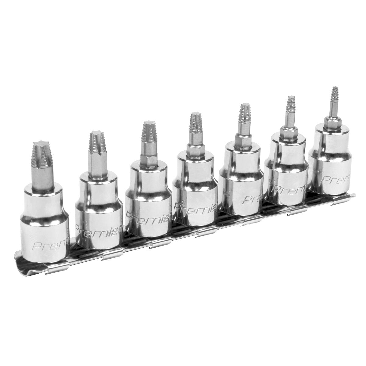 Premier Lock-On TRX-Star Socket Bit Set 3/8"Sq Drive 7pc AK62263
