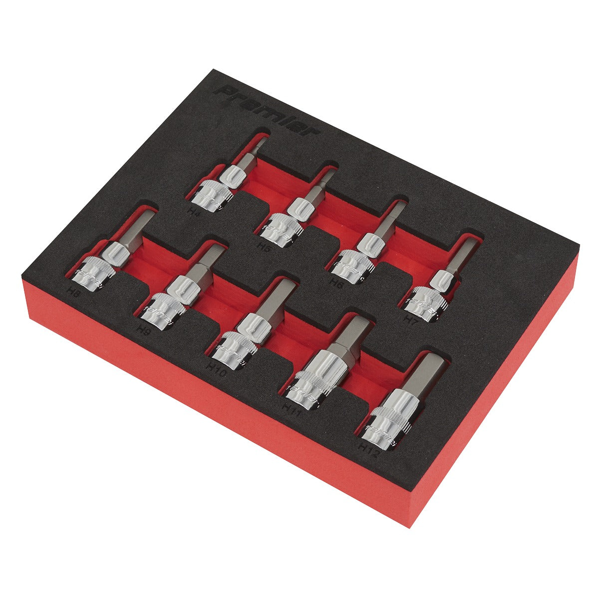 Premier Hex Socket Bit Set 3/8"Sq Drive 9pc AK6240