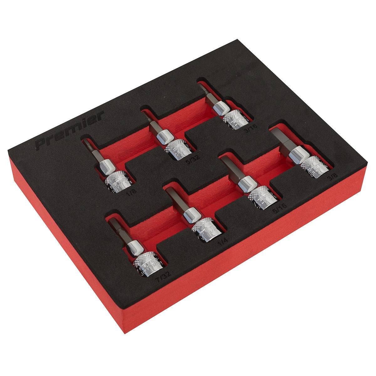 Premier Imperial Hex Socket Bit Set 3/8"Sq Drive 7pc AK6246