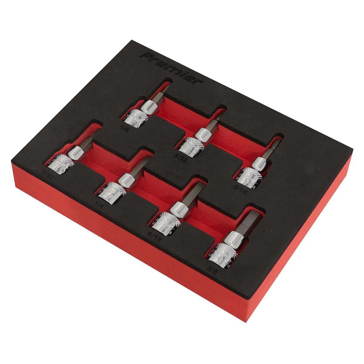 Premier Imperial Hex Socket Bit Set 3/8"Sq Drive 7pc AK6246