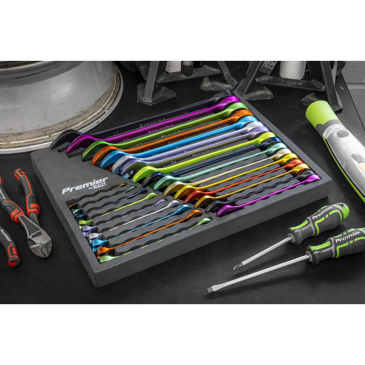 Premier Multi-Coloured Combination Spanner Set 25pc AK63268