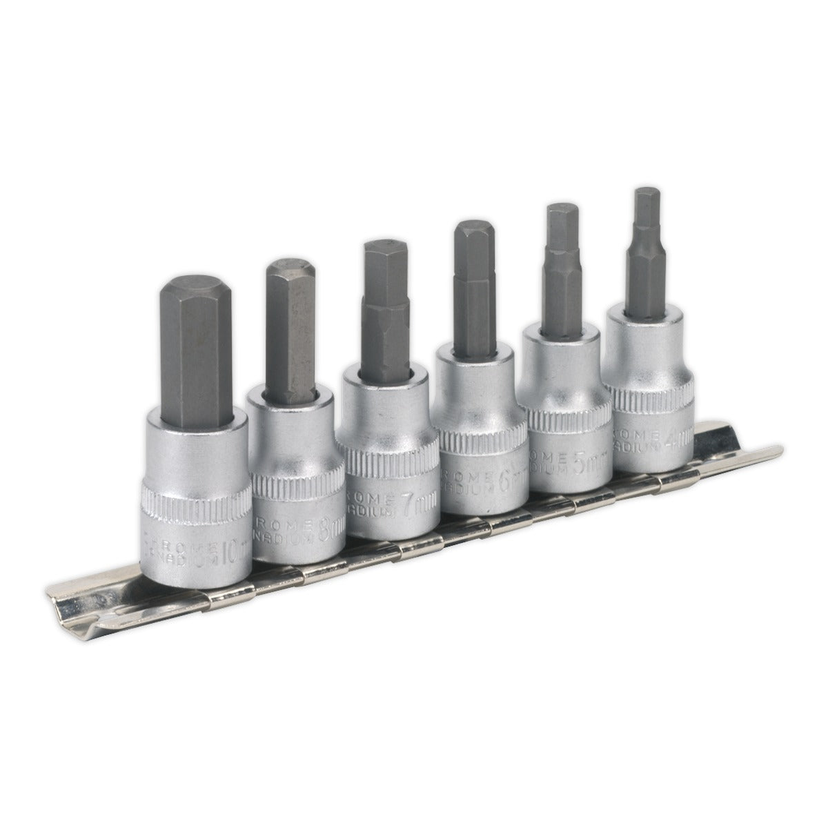Premier Hex Key Socket Bit Set 3/8"Sq Drive 6pc AK656