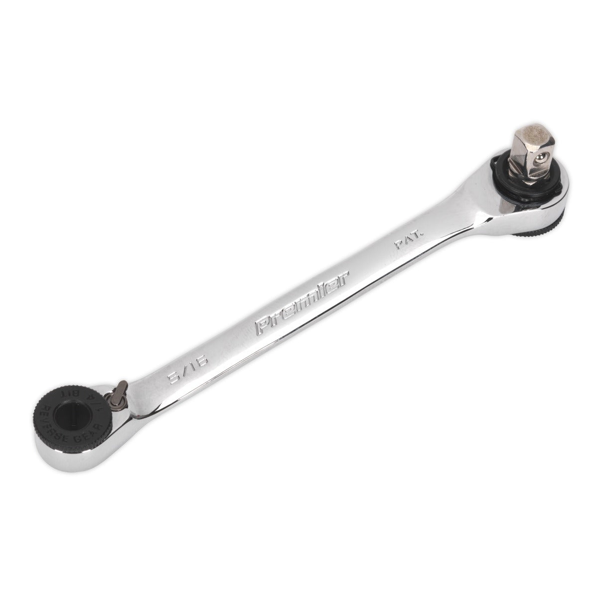 Premier Ratchet Spanner 1/4"Hex x 5/16"Hex Drive with 1/4"Sq Drive Adaptor AK6967