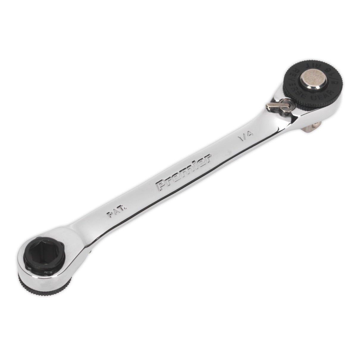 Premier Ratchet Spanner 1/4"Hex x 5/16"Hex Drive with 1/4"Sq Drive Adaptor AK6967
