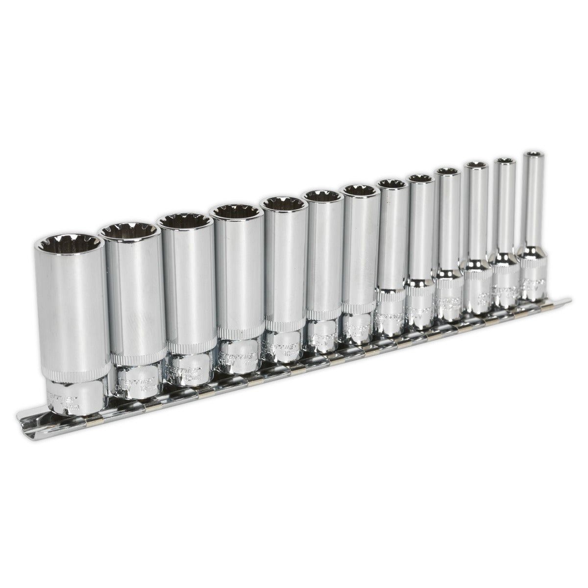 Premier Total Drive Deep Socket Set 1/4"Sq Drive 13pc AK69813D