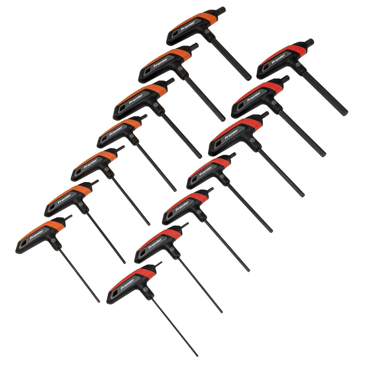 Premier Metric/Imperial T-Handle Hex Key Set 14pc AK7149