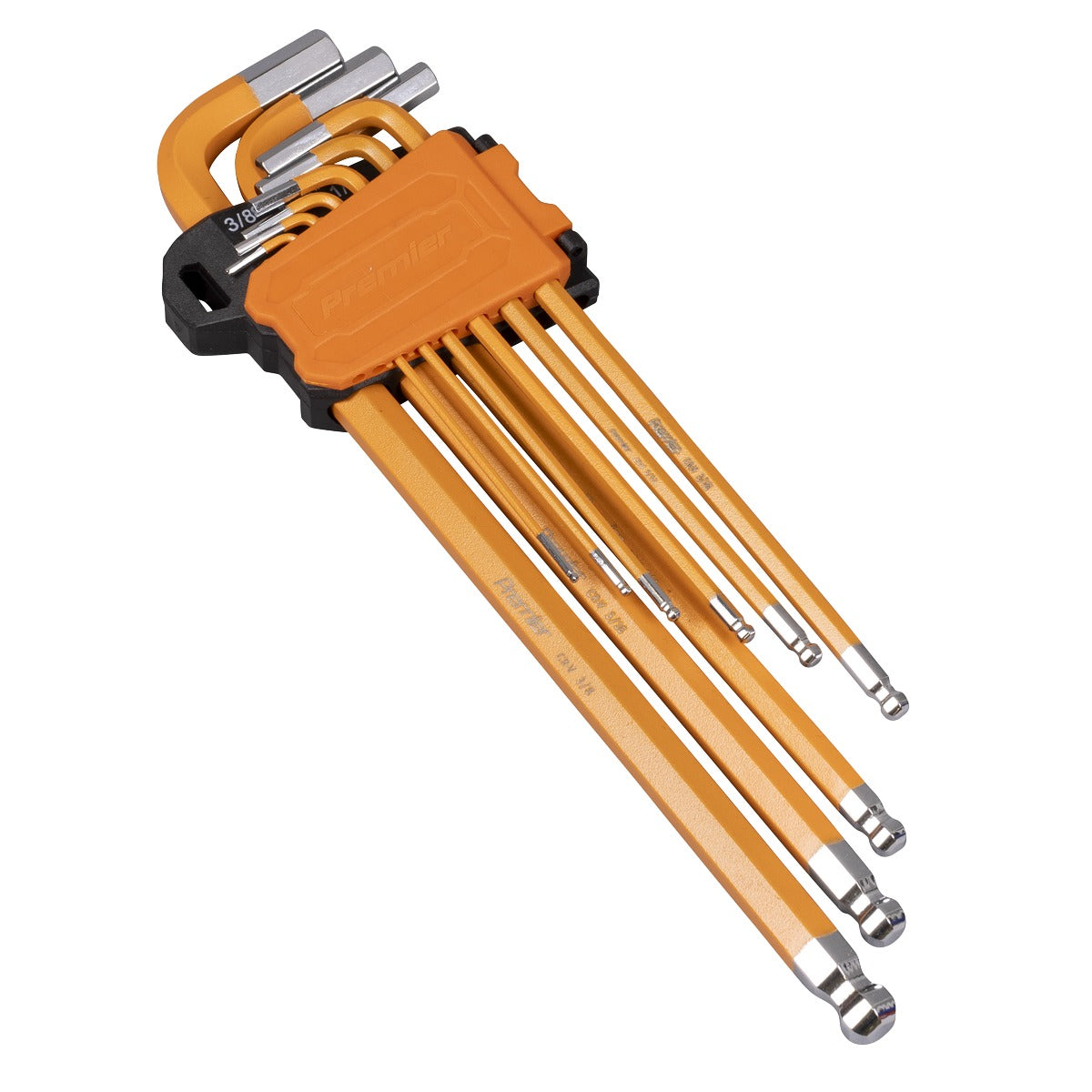 Premier Imperial Extra-Long Ball-End Hex Key Set 9pc AK7175