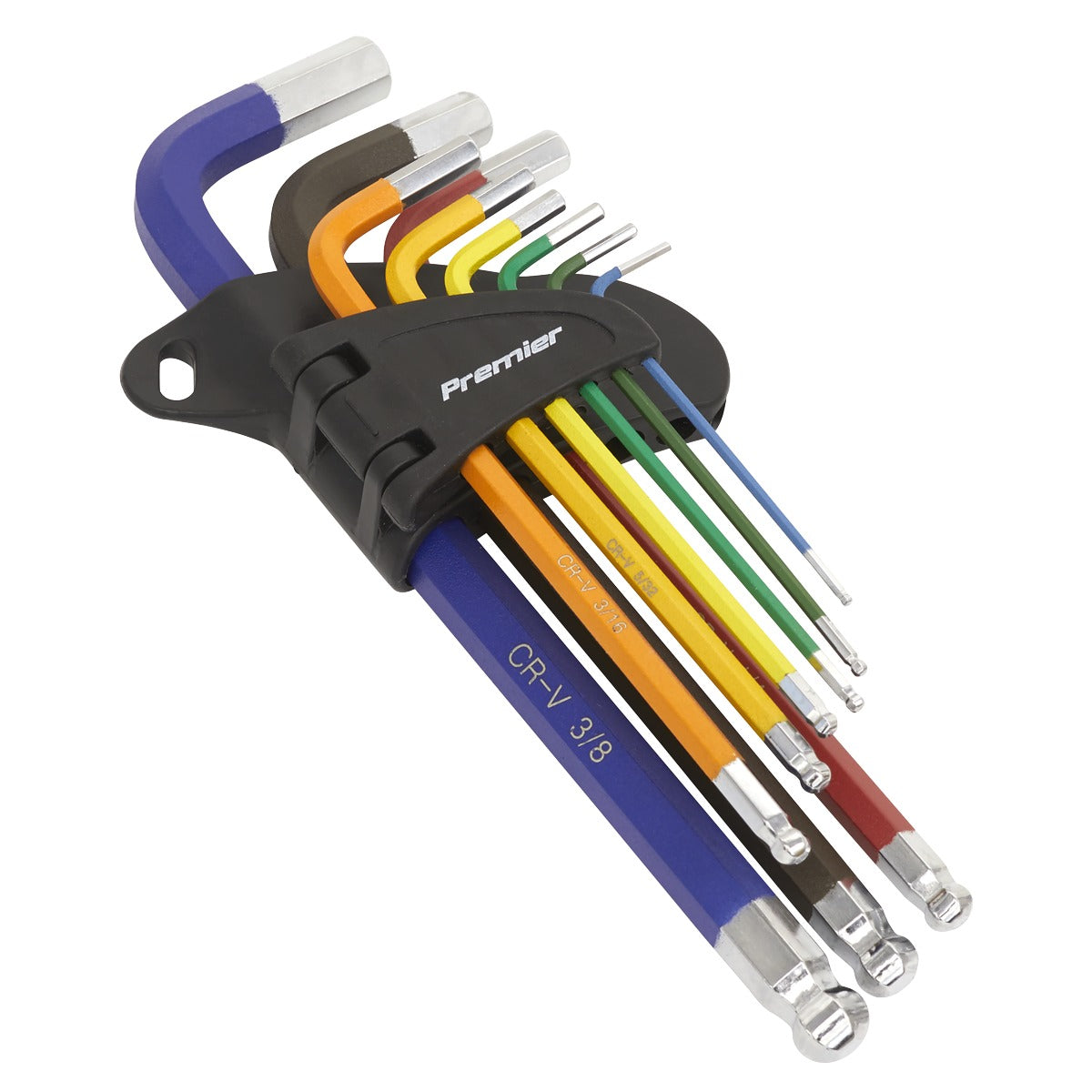 Premier Imperial Long Ball-End Hex Key Set 9pc AK7197