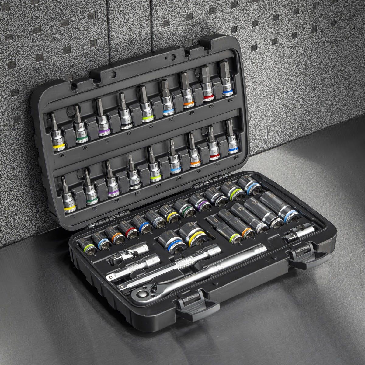 Premier Socket & Socket Bit Set 3/8"Sq Drive 42pc AK7915