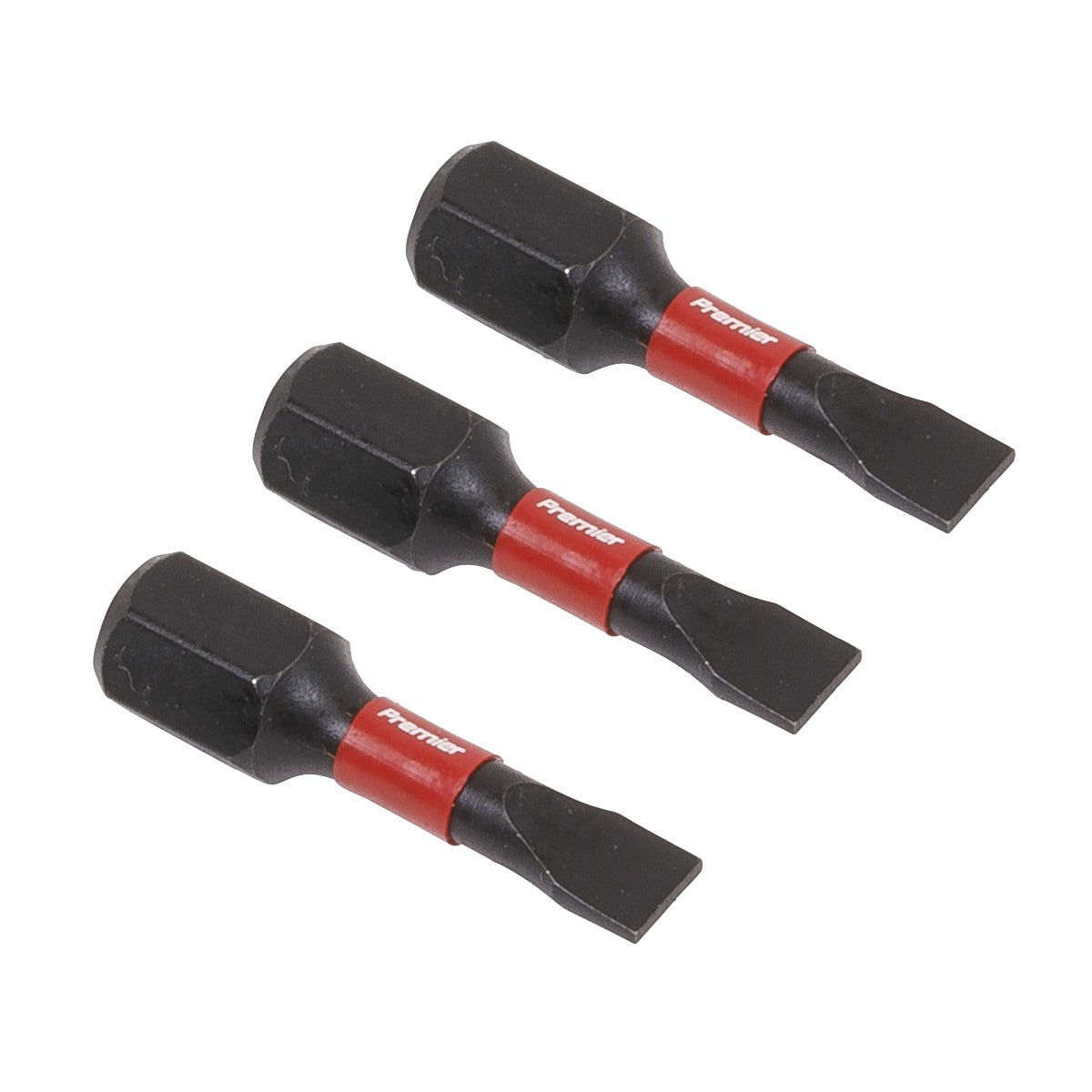 Premier Slotted Impact Power Tool Bits 4.5 x 25mm 3pc AK8201