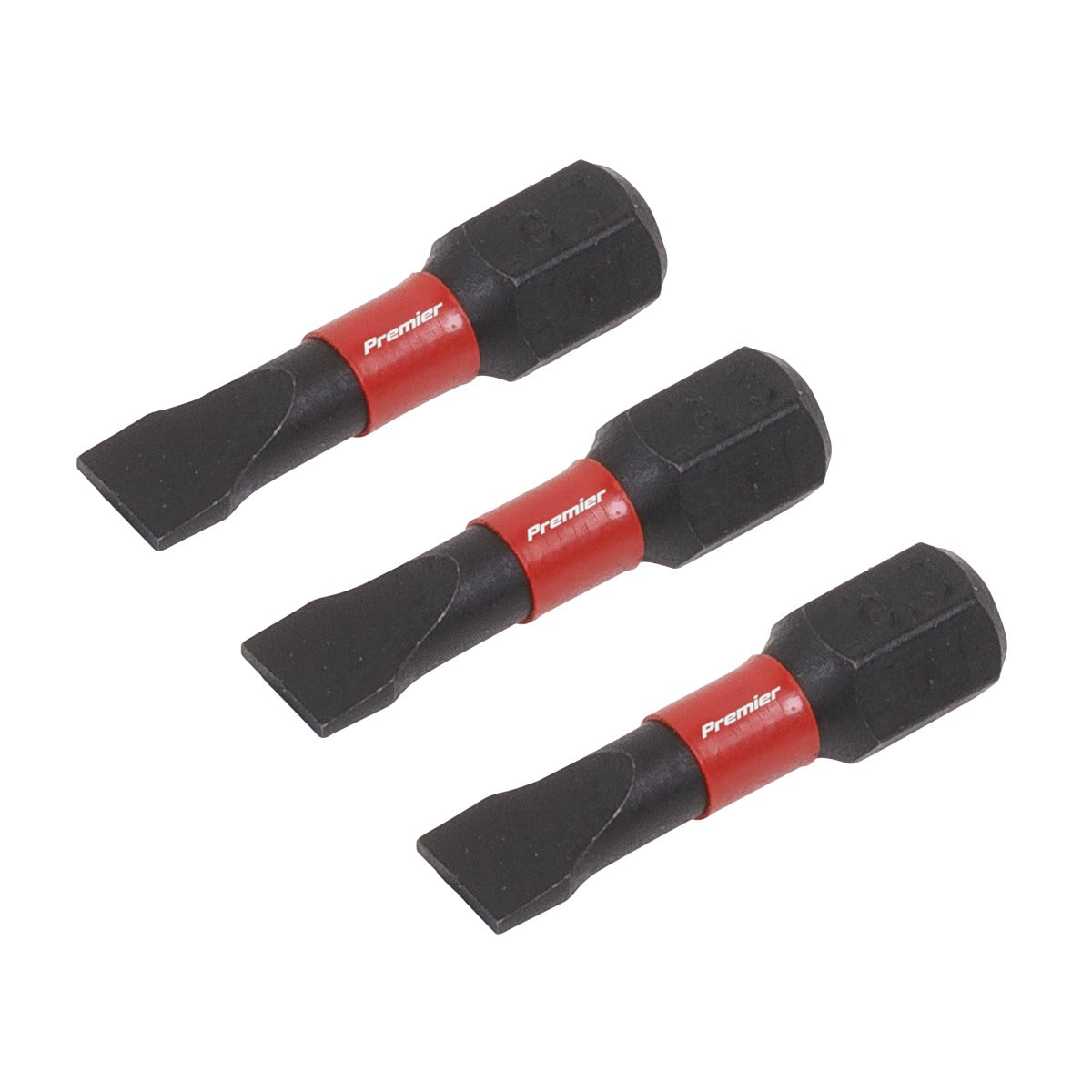 Premier Slotted Impact Power Tool Bits 5.5 x 25mm 3pc AK8202