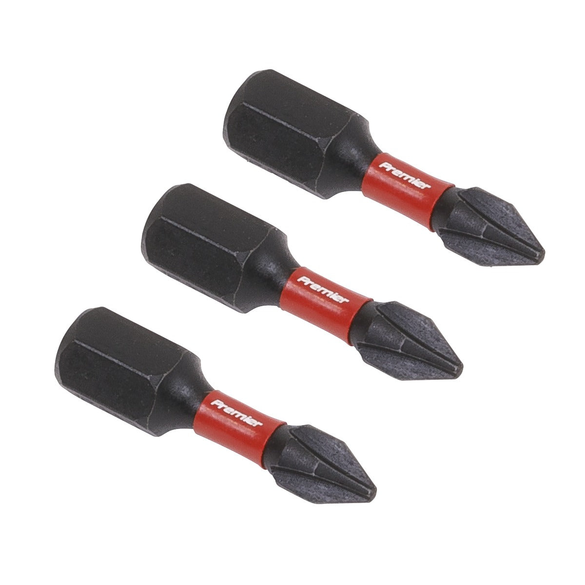 Premier Phillips Impact Power Tool Bits #1 x 25mm 3pc AK8204