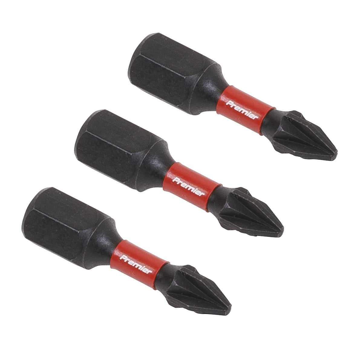 Premier Pozi Impact Power Tool Bits #1 x 25mm 3pc AK8207