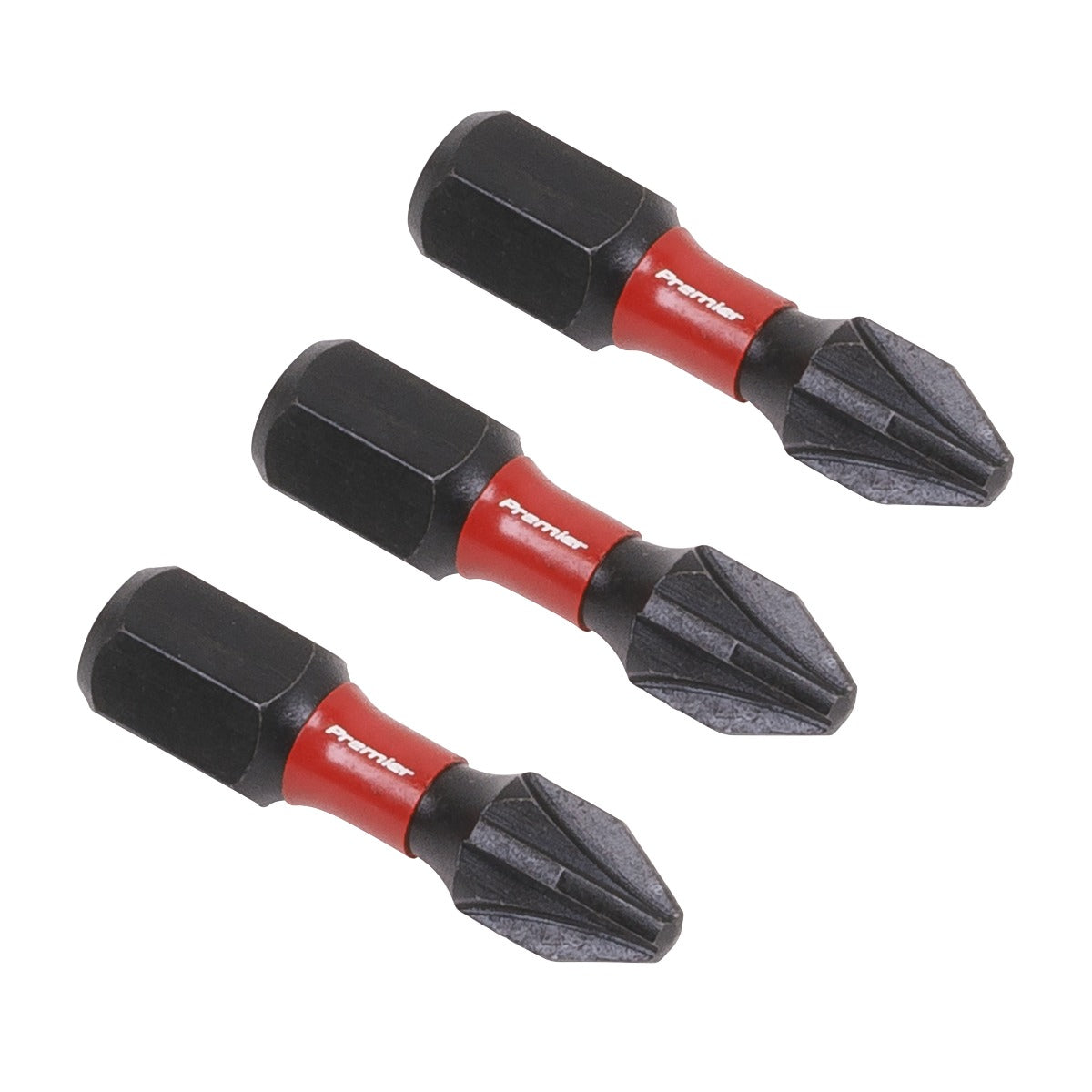 Premier Pozi Impact Power Tool Bits #2 x 25mm 3pc AK8208