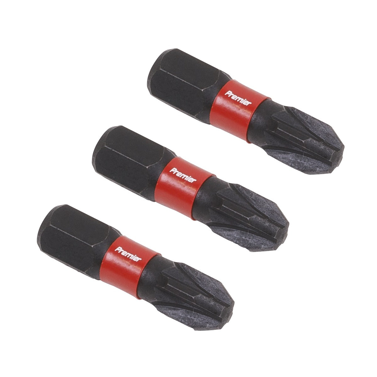 Premier Pozi Impact Power Tool Bits #3 x 25mm 3pc AK8209