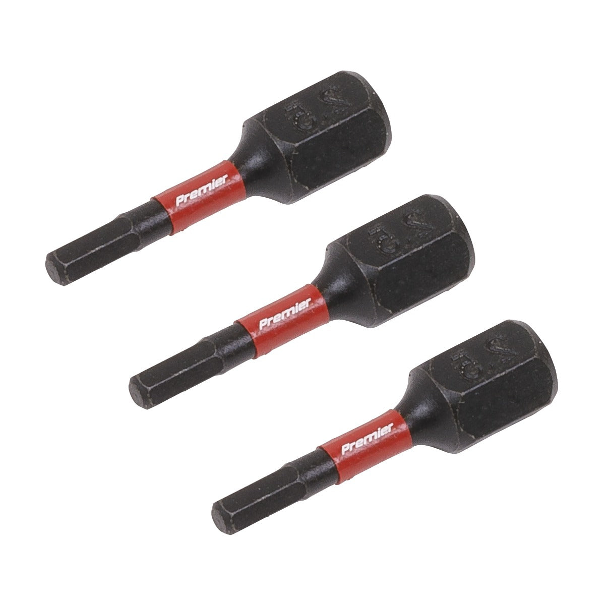 Premier Hex Impact Power Tool Bits 2.5 x 25mm 3pc AK8210