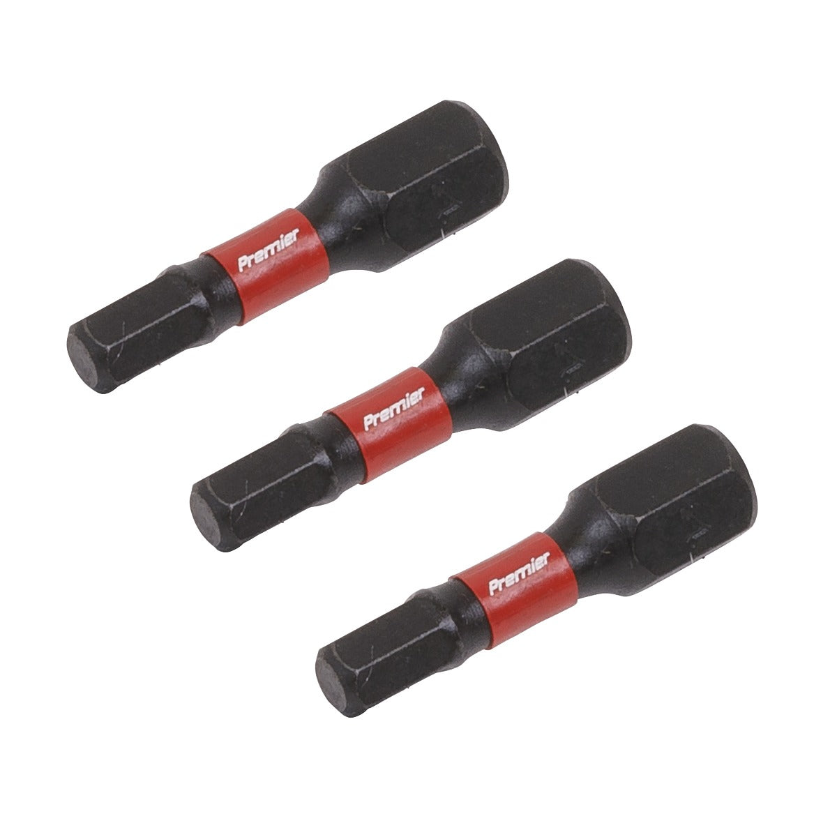 Premier Hex Impact Power Tool Bits 4 x 25mm 3pc AK8212