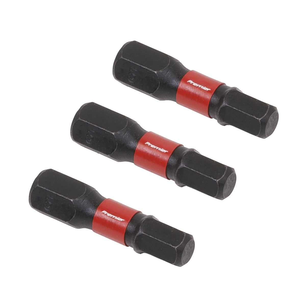 Premier Hex Impact Power Tool Bits 5 x 25mm 3pc AK8213