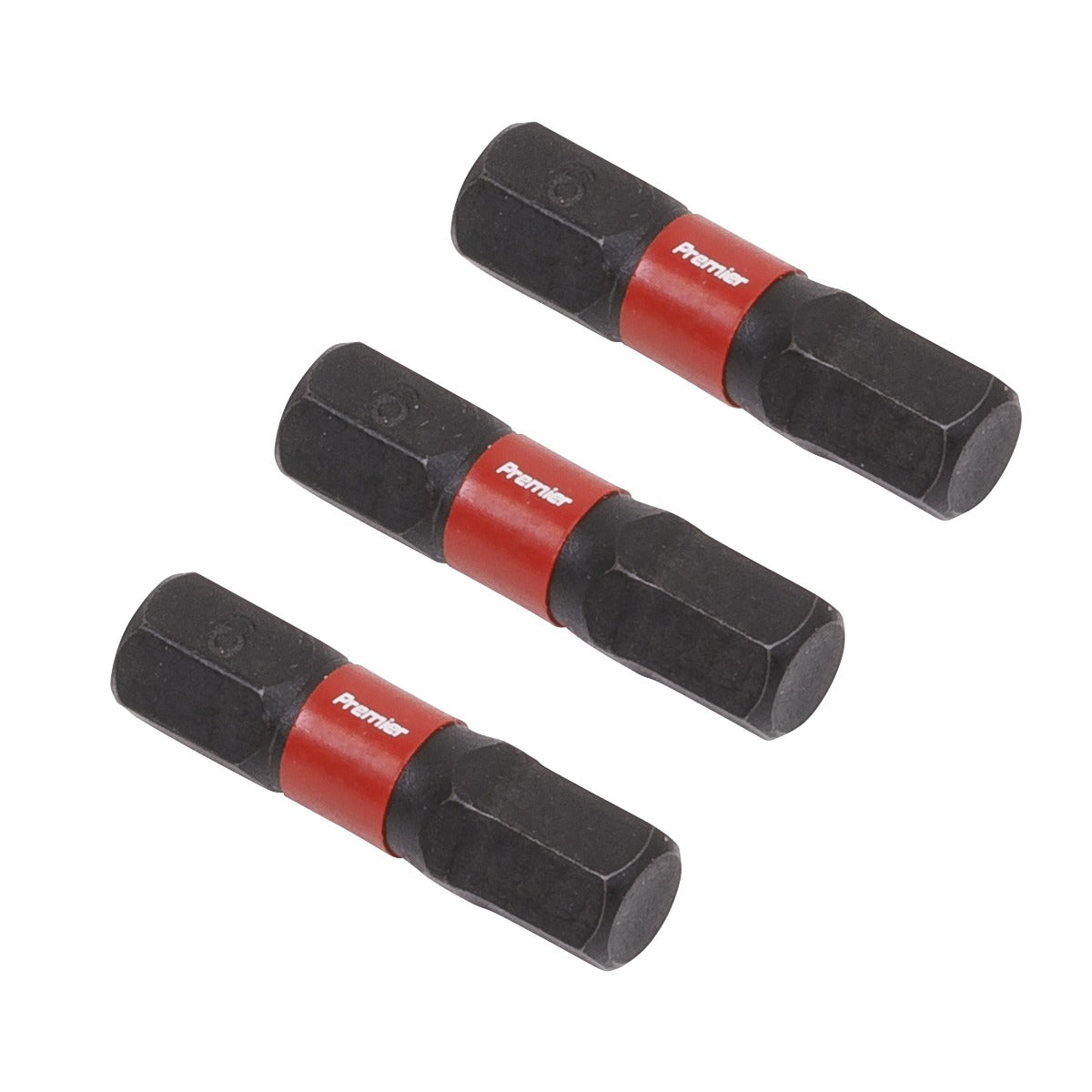 Premier Hex Impact Power Tool Bits 6 x 25mm 3pc AK8214