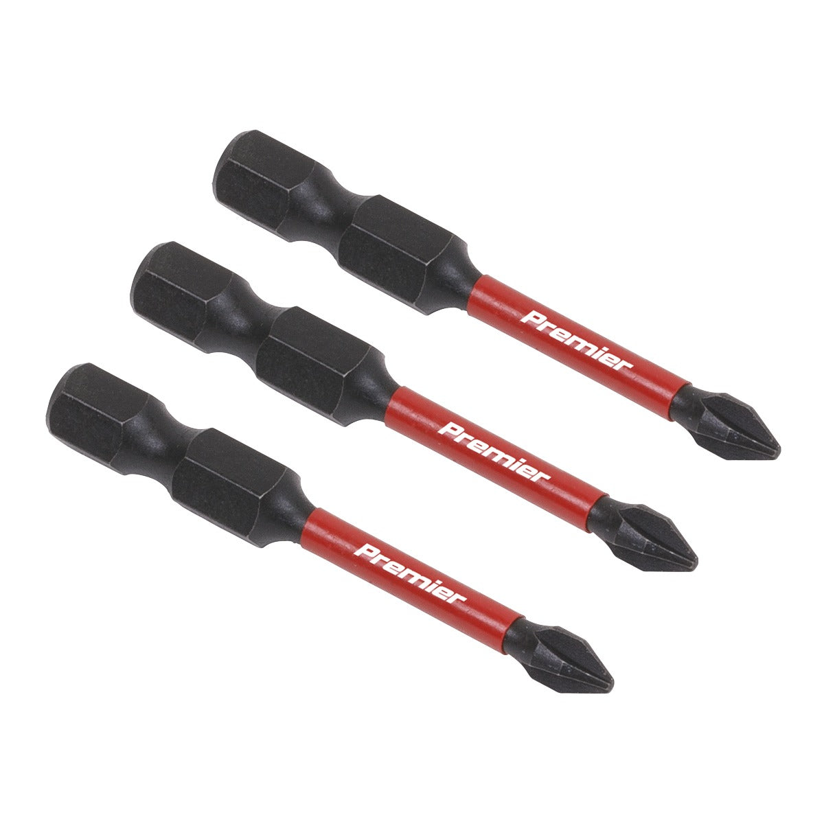 Premier Phillips Impact Power Tool Bits #1 x 50mm 3pc AK8229