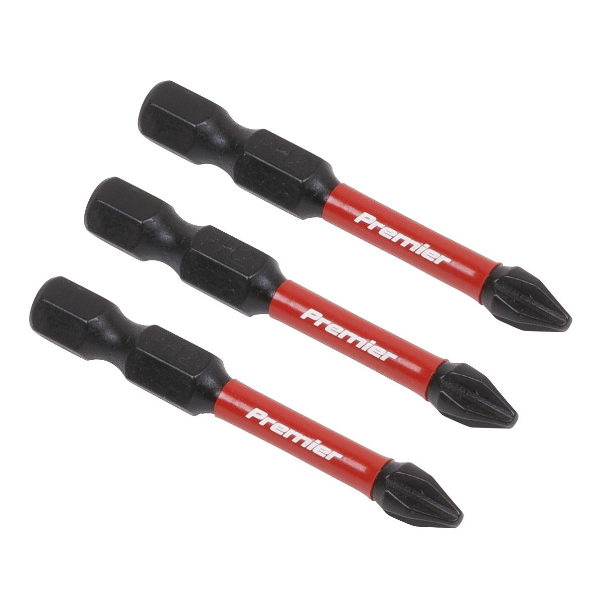 Premier Phillips Impact Power Tool Bits #2 x 50mm 3pc AK8230