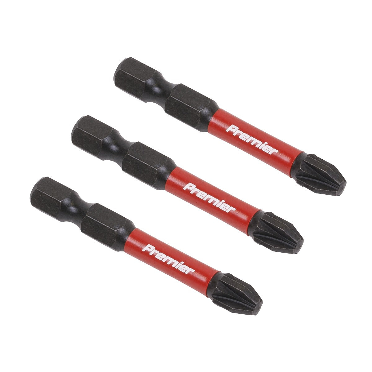 Premier Pozi Impact Power Tool Bits #3 x 50mm 3pc AK8234