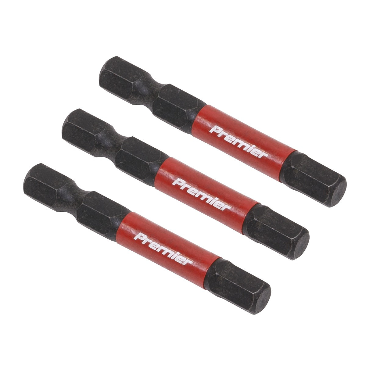 Premier Hex Impact Power Tool Bits 6 x 50mm 3pc AK8239
