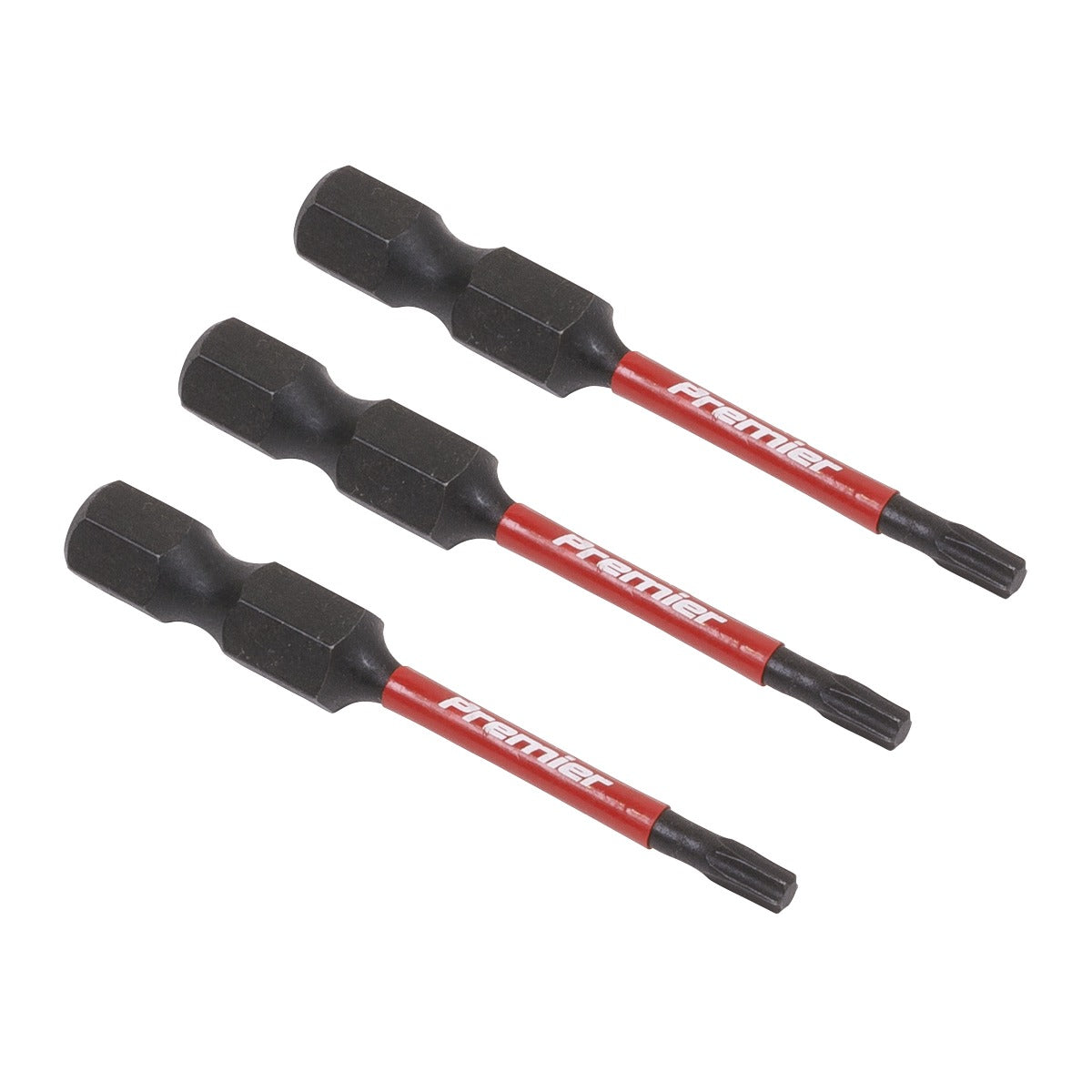 Premier TRX-Star Impact Power Tool Bits T10 x 50mm 3pc AK8240