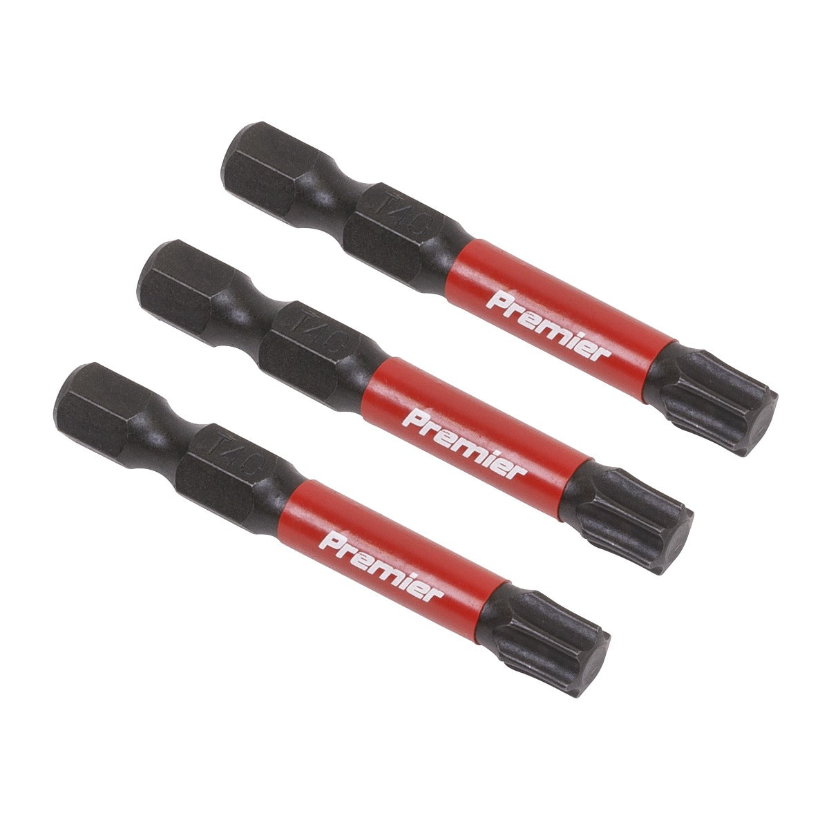 Premier TRX-Star Impact Power Tool Bits T40 x 50mm 3pc AK8246