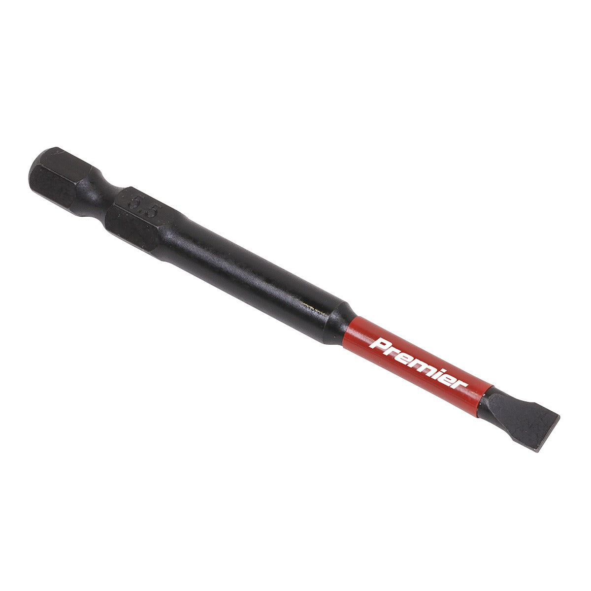 Premier Slotted Impact Power Tool Bits 5.5 x 75mm 3pc AK8252