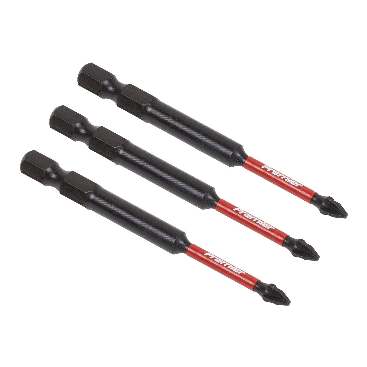 Premier Pozi Impact Power Tool Bits #1 x 75mm 3pc AK8257