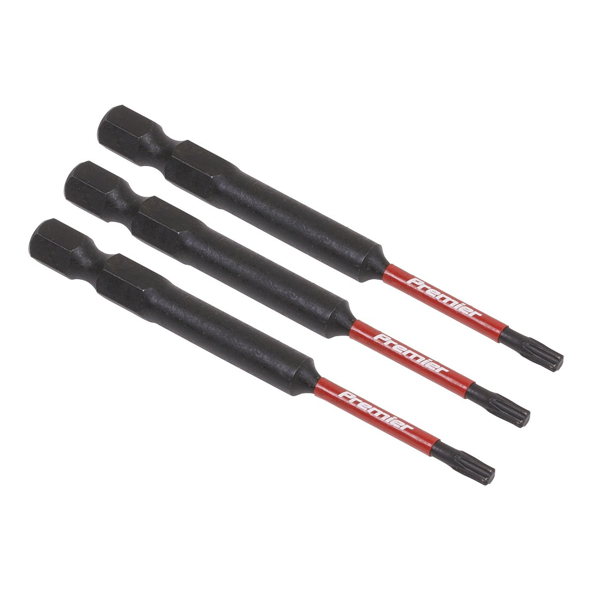 Premier TRX-Star Impact Power Tool Bits T10 x 75mm 3pc AK8265