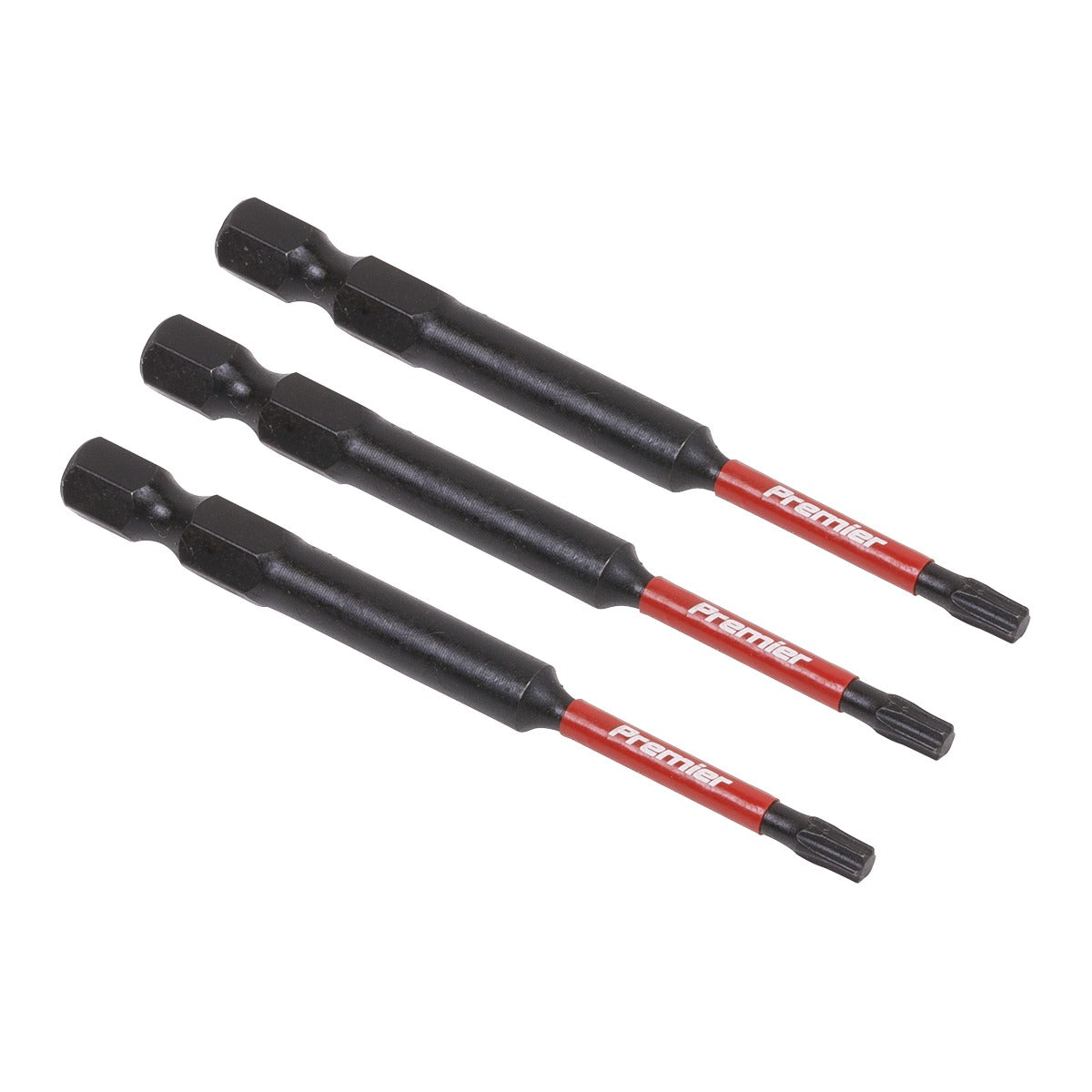 Premier TRX-Star Impact Power Tool Bits T15 x 75mm 3pc AK8266