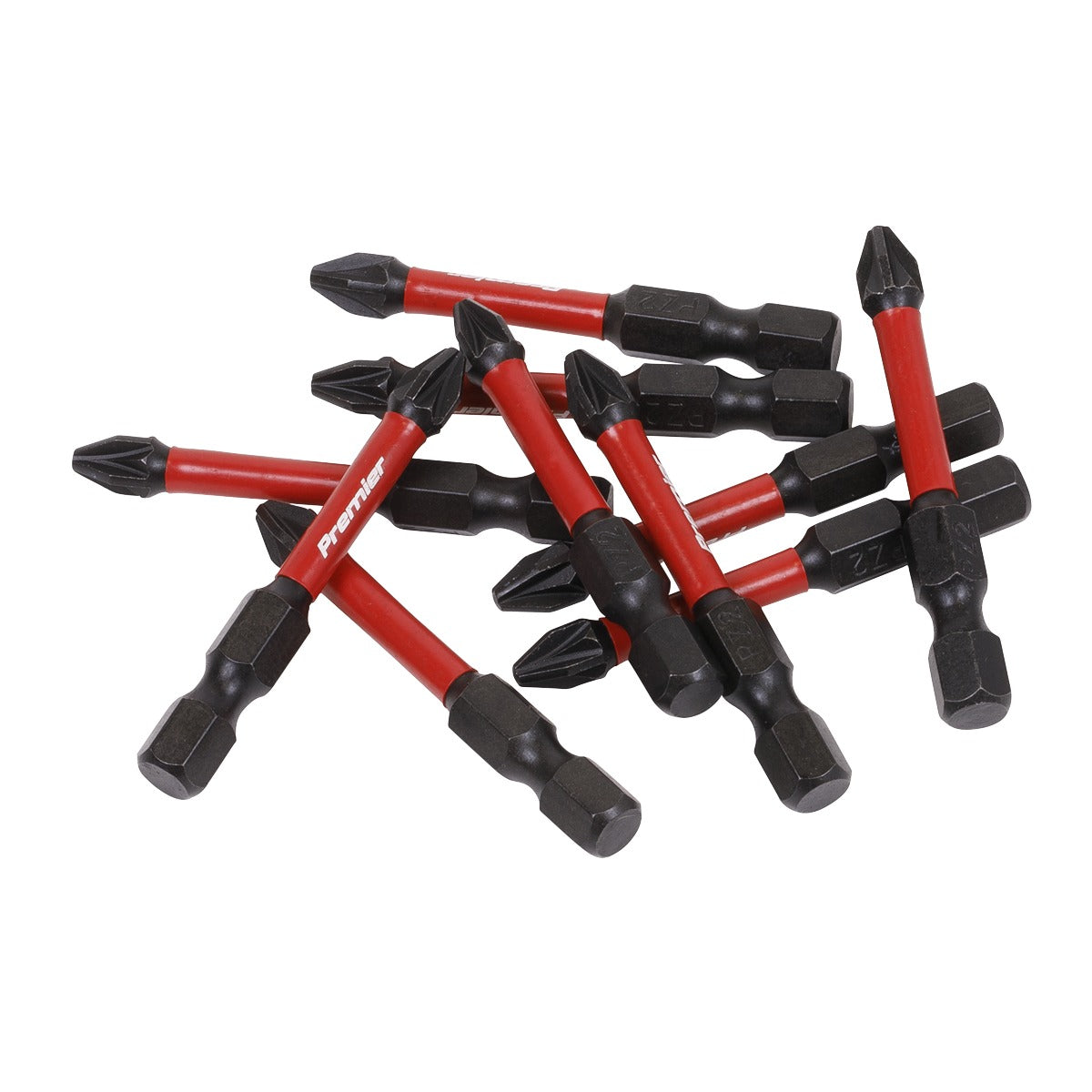 Premier Pozi Impact Power Tool Bits #2 x 50mm 10pc AK8275